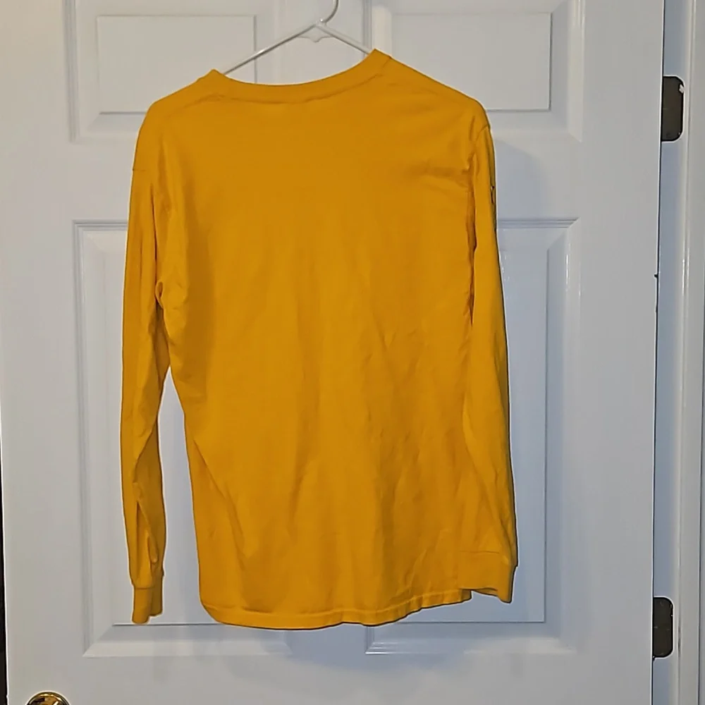 RIPNDIP Yellow Gold Peeking Lord Nermal Long Sleeve Graphic Top Sz Medium - Picture 6 of 10